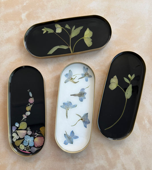 GOLD OVAL TRAY (PM)