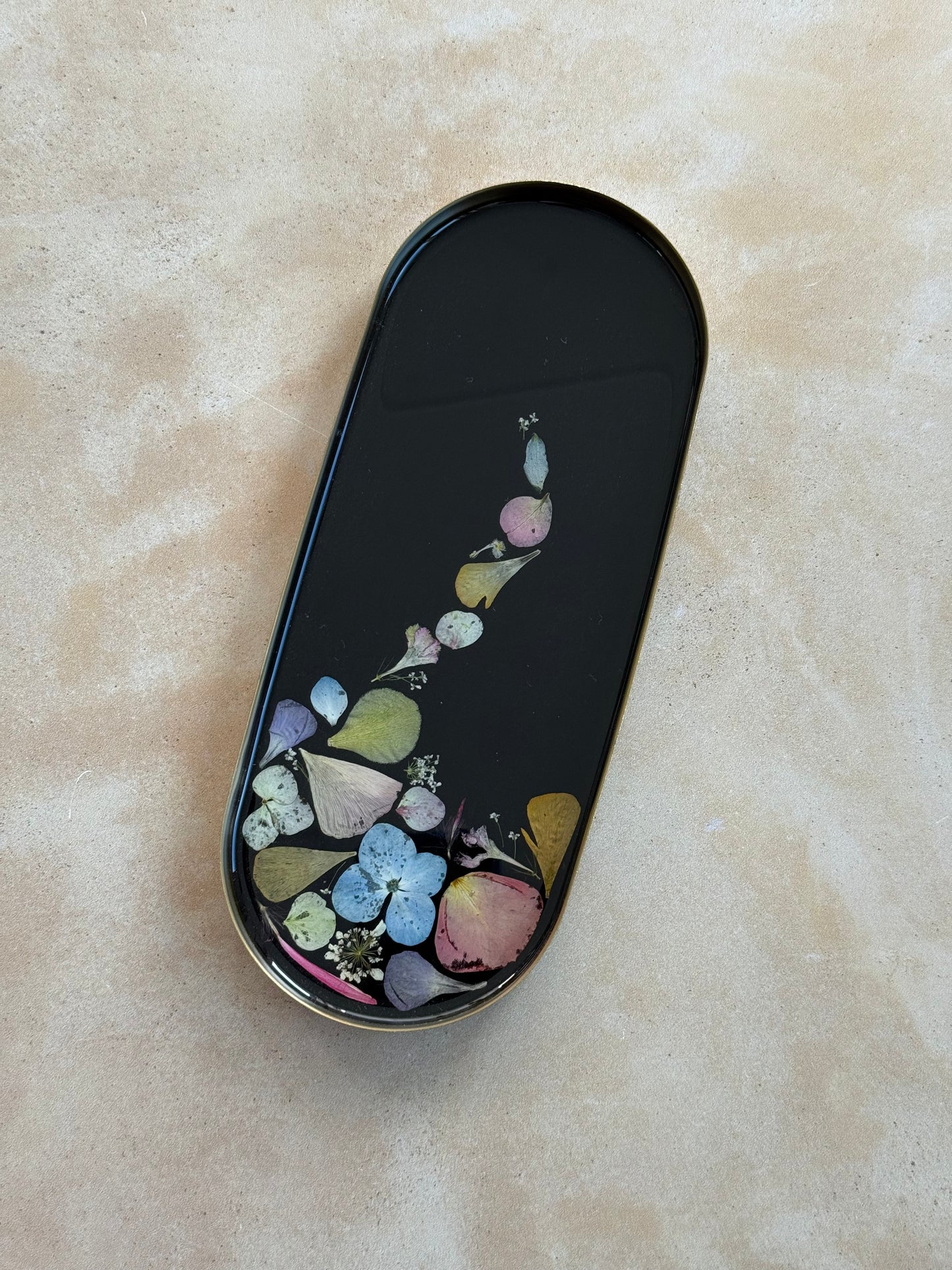 GOLD OVAL TRAY (PM)