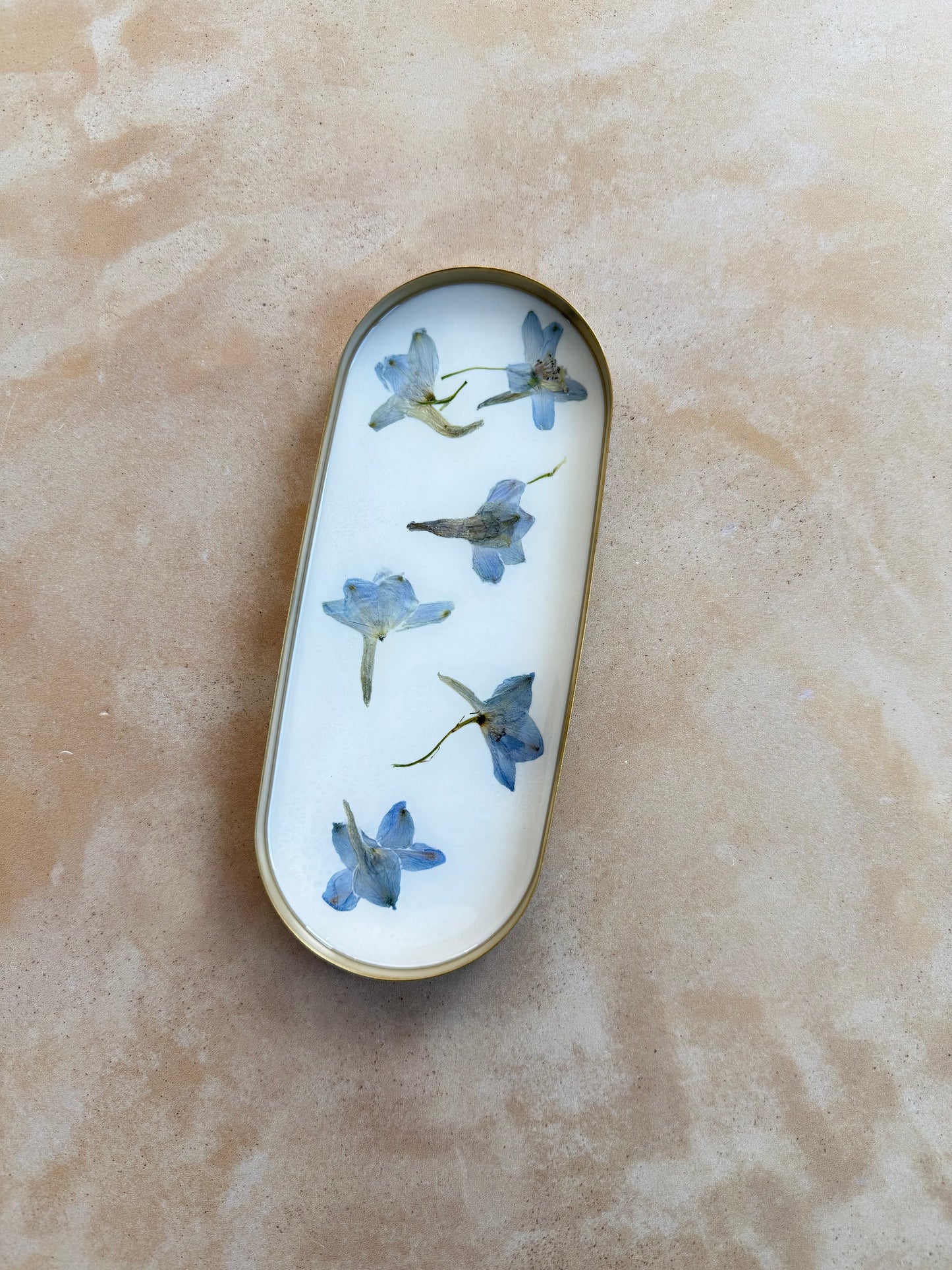 GOLD OVAL TRAY (PM)
