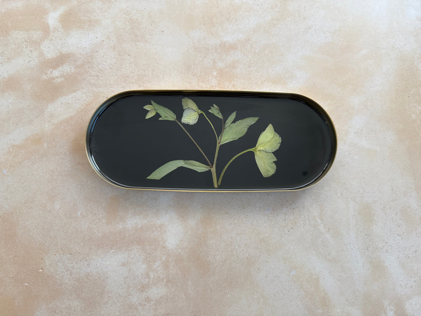 GOLD OVAL TRAY (PM)