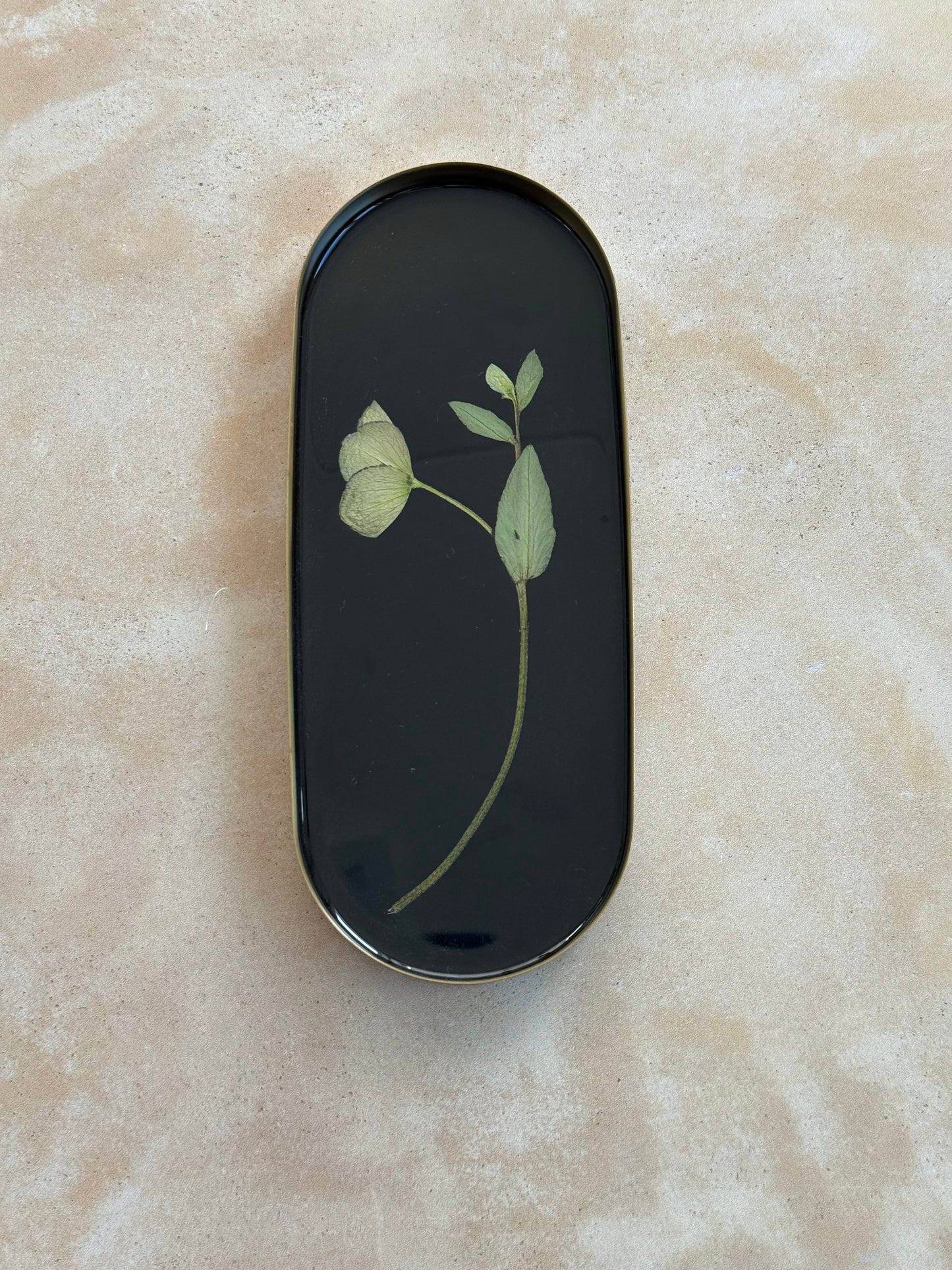 GOLD OVAL TRAY (PM)