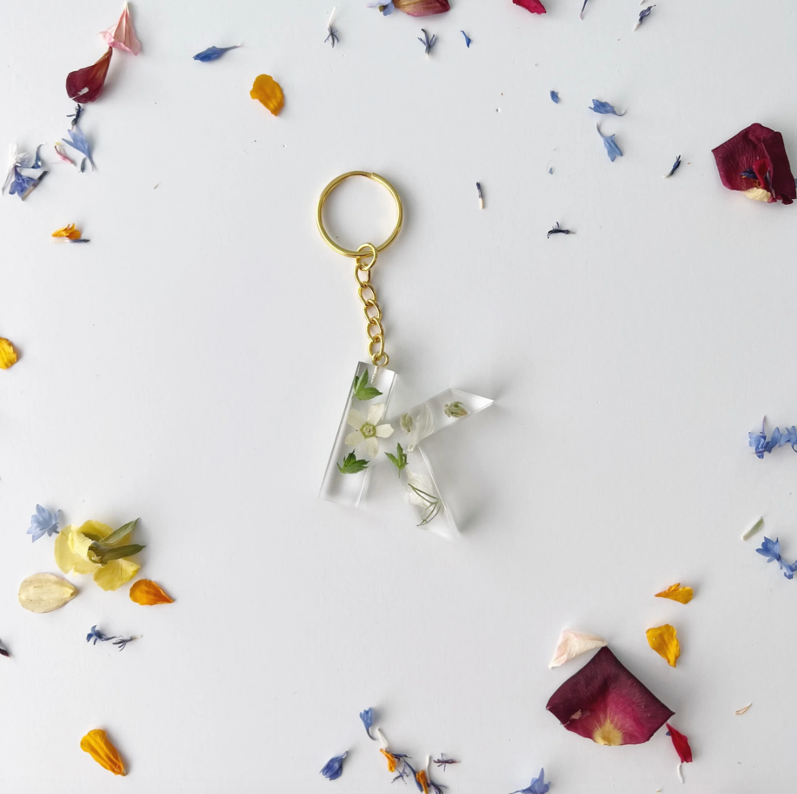 FLORAL KEY CHAIN (SINGLE)