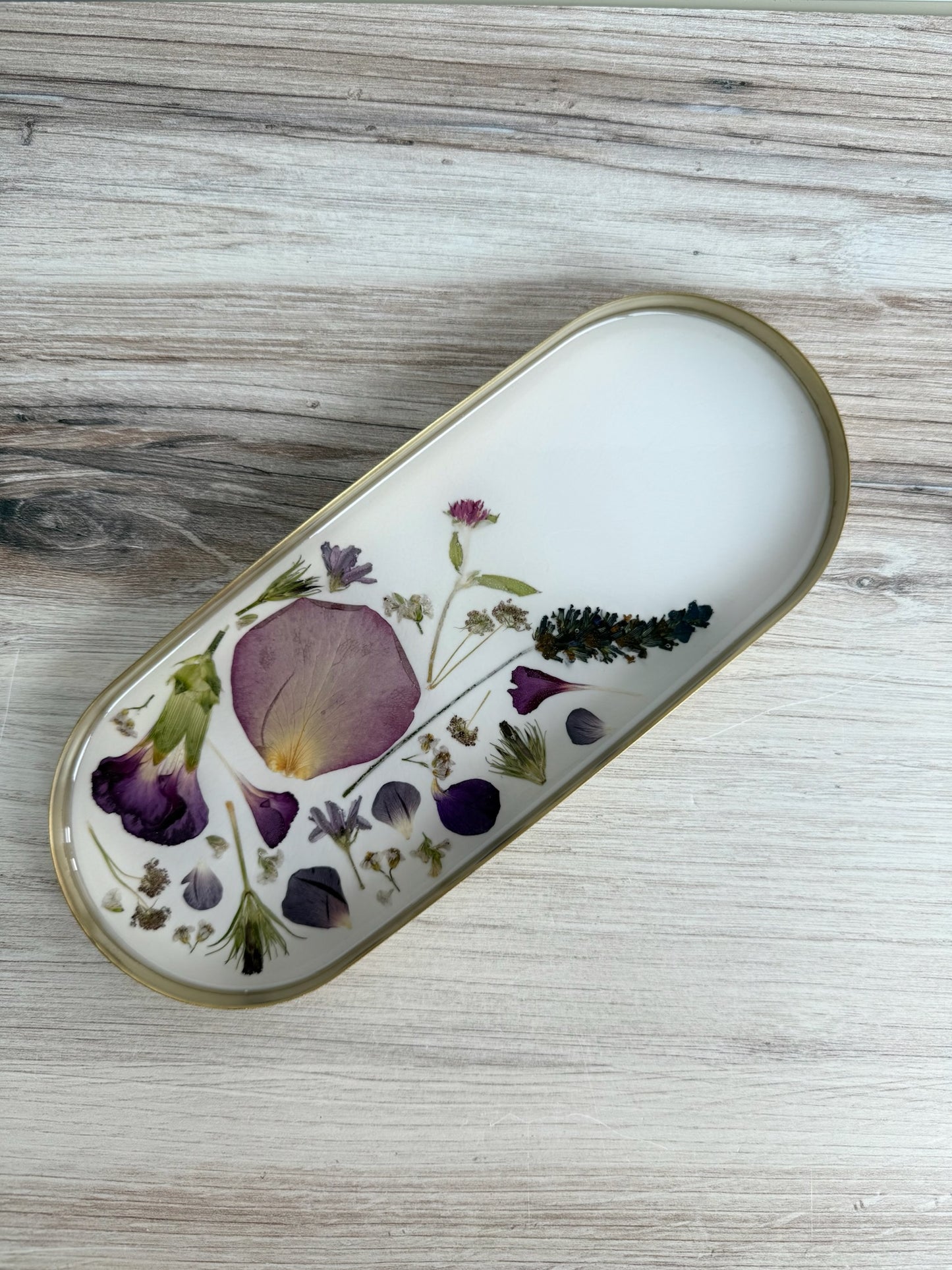 Gold Oval Tray