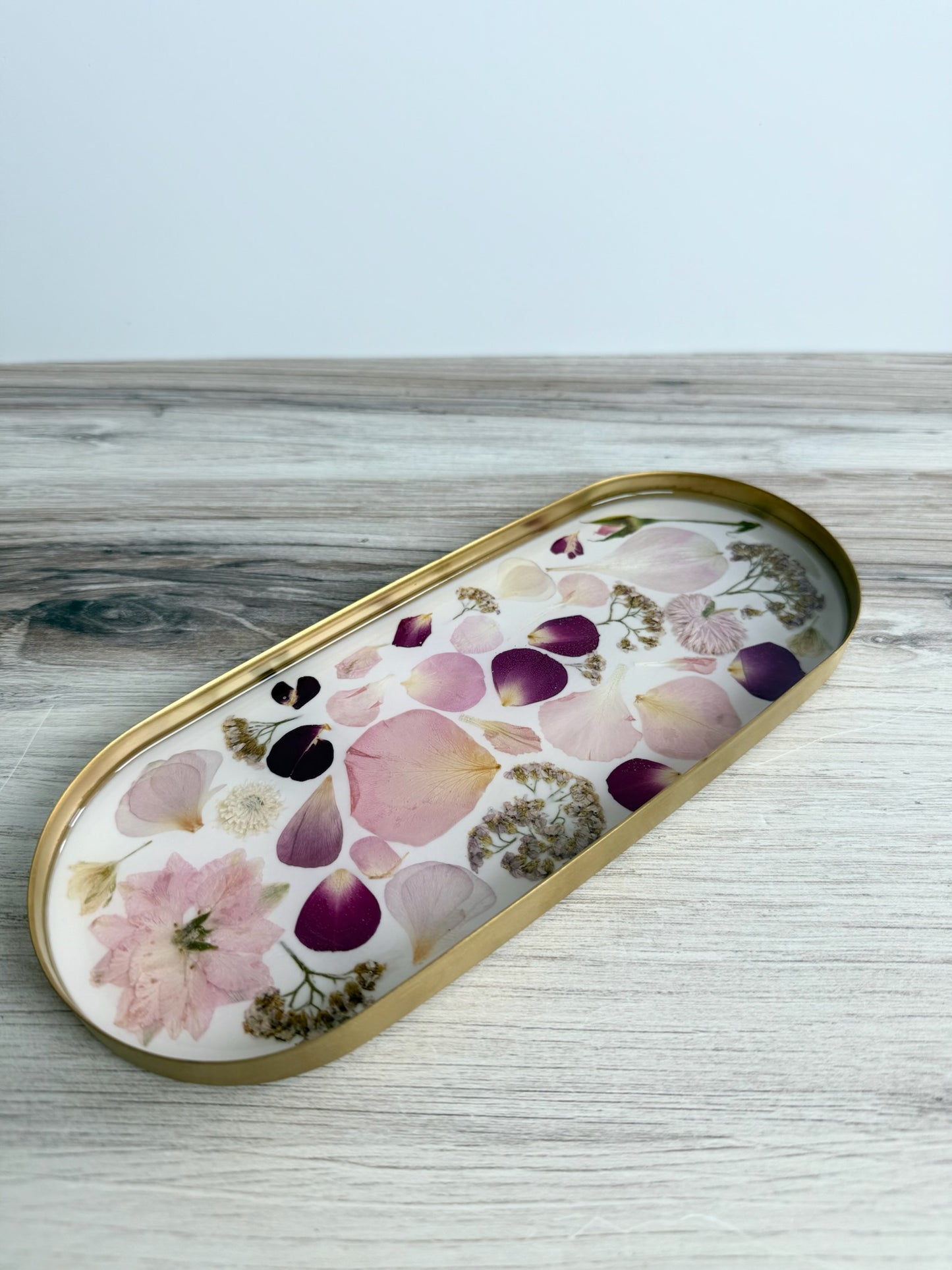 Gold Oval Tray